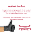 thumbnail image 6 of Dealmed Nitrile Exam Gloves, Black – 100 Count Disposable, Non-Irritating, Latex Free, Multi-Purpose for First Aid and Medical Facilities (X-Large, Case of 10), 6 of 10
