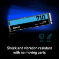thumbnail image 5 of Lexar SSD LNM710X002T-RNNNU 2TB NM710 M.2 2280 PCle Gen4x4 NVMe SSD Retail, 5 of 5