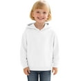 thumbnail image 4 of Teen Hoddies Kids White Hooded Casual Long Sleeve Sweatshirts Warm Fall Winter Clothes Girls Sweatshirts Size 12-13 Years, 4 of 4