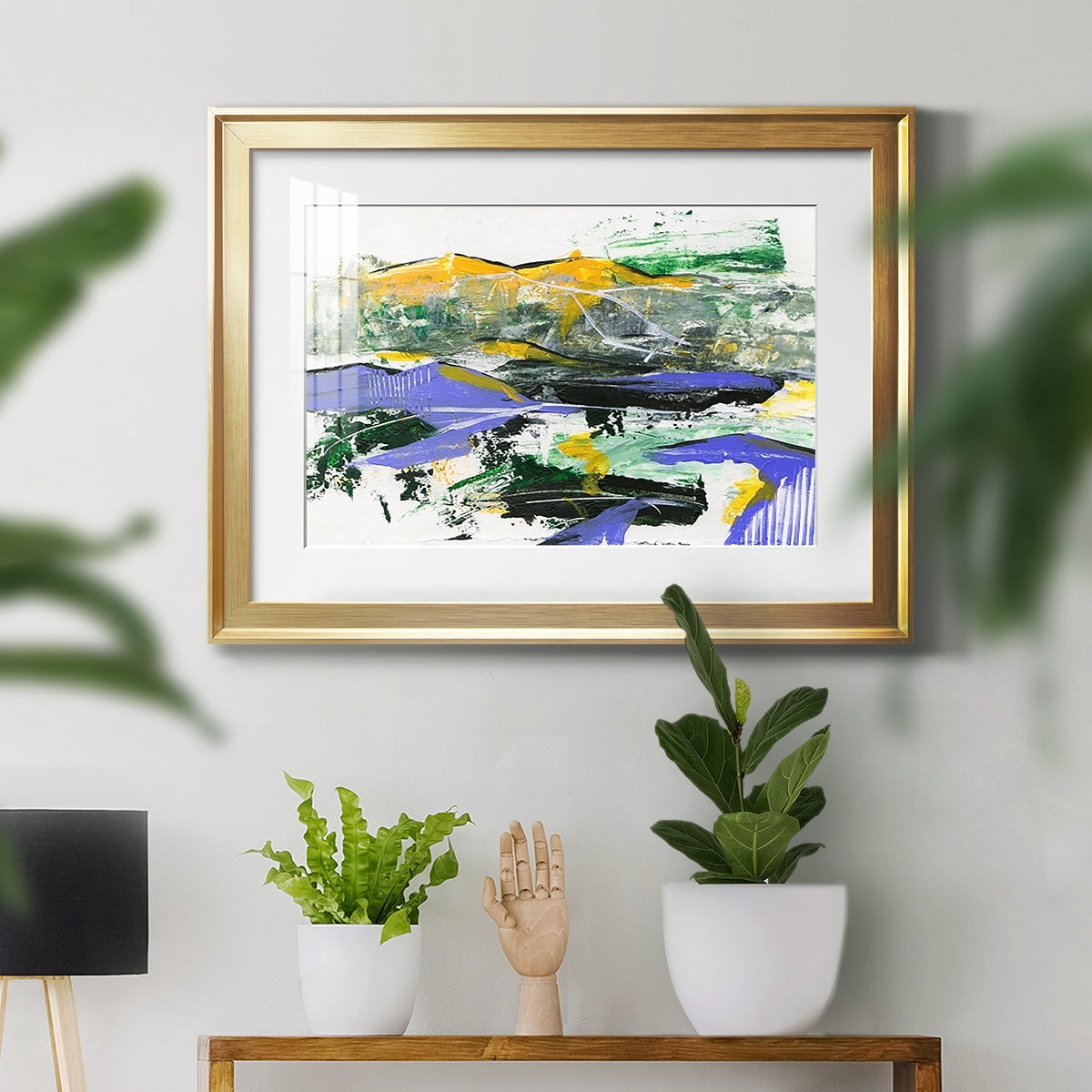 Silent Mountain III Premium Framed Print - Ready to Hang