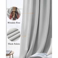 thumbnail image 3 of Cartoon Rockets Kitchen Curtains Letters It's Monday We Have Lift-off Cafe Short Curtains for Bathroom Blackout Window Curtain Grommet Small Window Treatment Drapes for Bedroom Living Room 42"x45"x2, 3 of 9