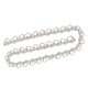 thumbnail image 4 of 1 Yarda Perla Flor Cadena De Diamantes De Imitación Perla Apliques De Diamantes De Imitación Adorno para Cinturón Bolsos Zapatos, 4 of 14