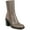 Shadow Leather, variant on Franco Sarto Womens Penelope Leather Square Toe Ankle Boots