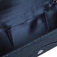 thumbnail image 4 of Premium Large Metallic Glitter Envelope Flap Clutch Evening Bag, 4 of 4