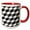 Red/White, variant on 3drose, Cubes Design in Black, White and Gray., 11oz Mug