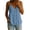 Light Blue, variant on Women's Sleeveless V Neck Cotton Linen Button Front Tank Top Loose Casual Blouse for Summer Daily Wear