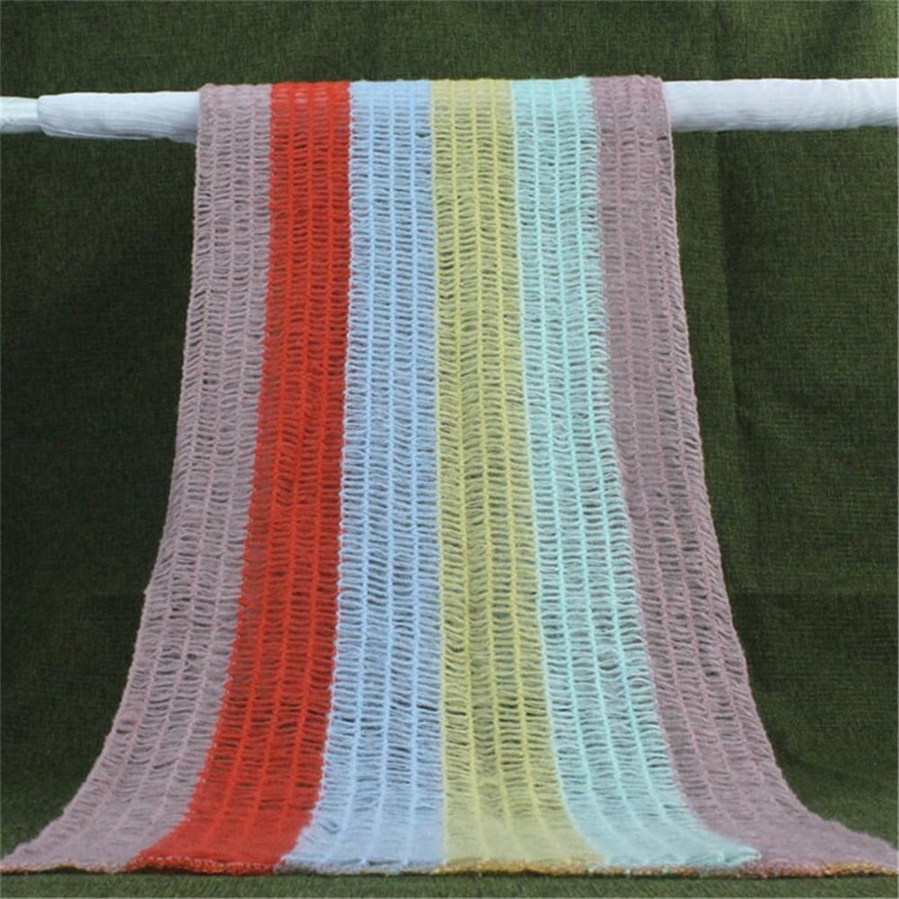 rainbow receiving blanket