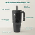 thumbnail image 5 of Reduce Chiller 34oz Spill-Proof Tumbler with Handle, Black Cheetah, 5 of 9