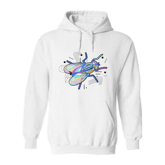 Colorful Bug Hoodie Men -Image by Shutterstock, Male 3X-Large