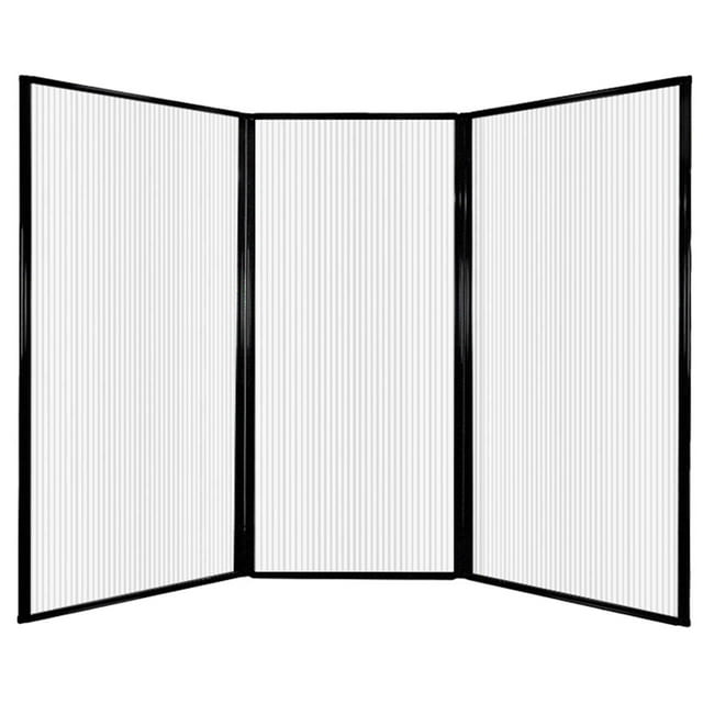 Versare Polycarbonate Privacy Screen Folding Panel | 3 Panels | 7'6" Wide x 5'10" Tall Opal
