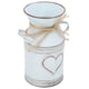 thumbnail image 4 of Florero de Hierro galvanizado Bling Bling con diseño único en forma de corazón, 4 of 14
