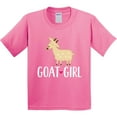 thumbnail image 3 of Inktastic Goat Girl Farm Animal Youth T-Shirt, 3 of 5