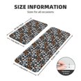 thumbnail image 2 of Fuzoiu Colorful Screws Print Kitchen Floor Mat 2 Sets,Kitchen Rugs and Mats,,Non Skid Waterproof Kitchen Floor Mat for Kitchen,Home Office,Sink,Laundry, 2 of 6