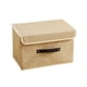 thumbnail image 1 of Cajas de almacenamiento plegables con tapas, contenedores de almacenamiento de tela con tapas, organizadores de armario, 1 of 5