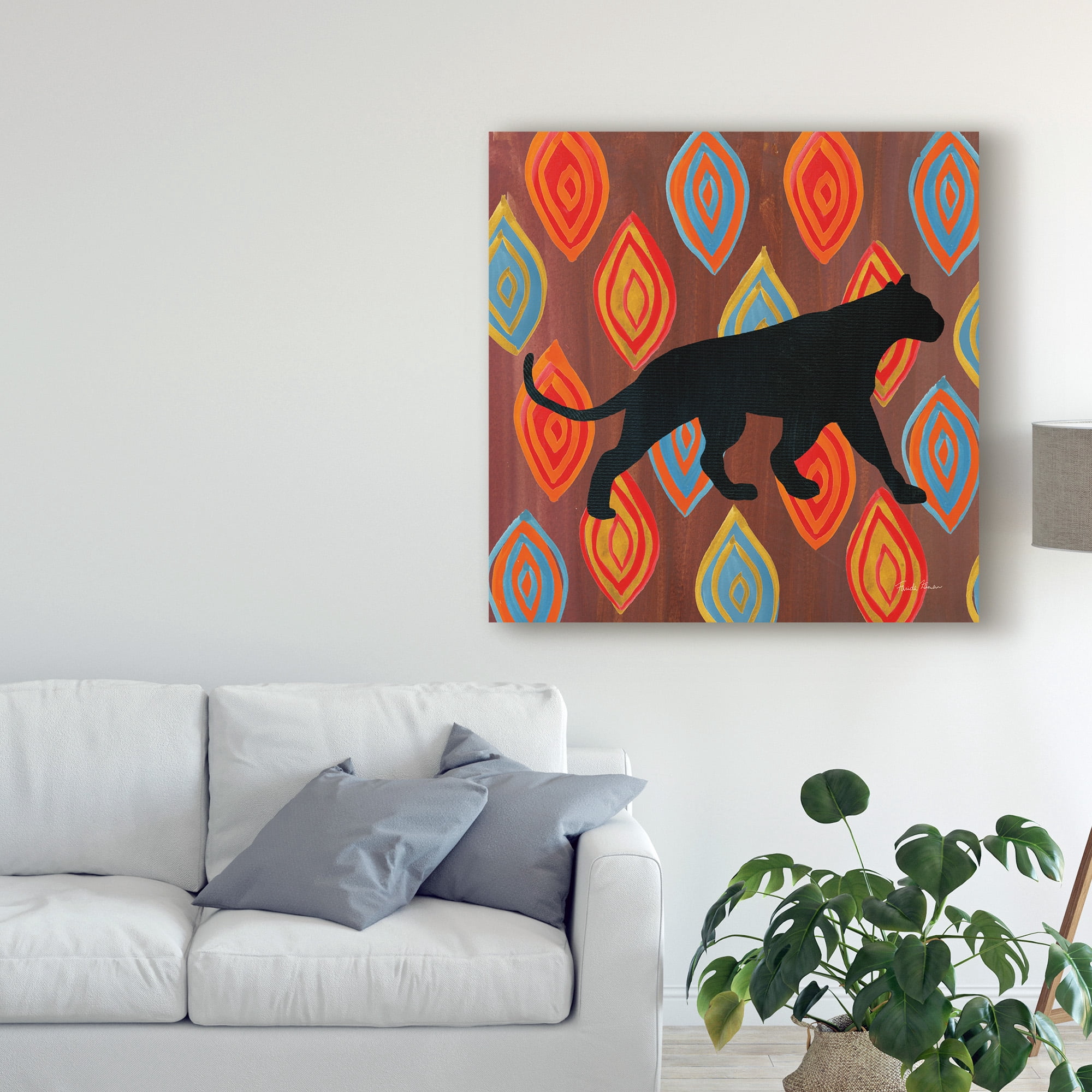 Trademark Fine Art 'African Animal II' Canvas Art by Farida Zaman