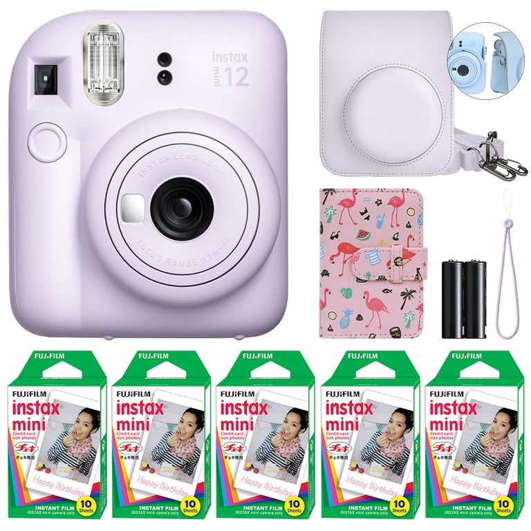 Fujifilm, Instax Mini 12 Instant Camera, Lilac Purple + 50 Film