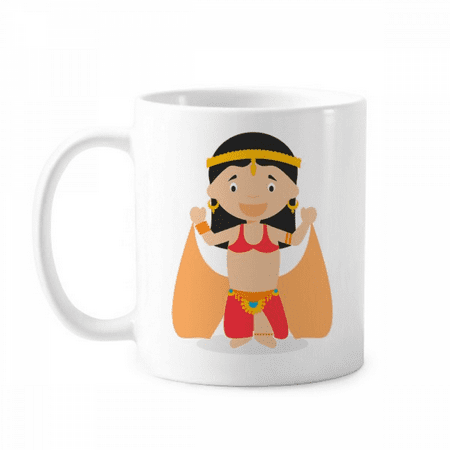 

Traditional Oriental Dancer Cartoon Mug Pottery Cerac Coffee Porcelain Cup Tableware