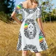 thumbnail image 5 of Vestido de manga corta con carrete de película, ropa de lujo, vestido de noche para mujer, vestidos de boda para mujer, vestido de mujer, 5 of 7