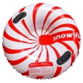 thumbnail image 1 of WJCA Large 33.5-Inch Inflatable Snow Tube for Adults, Heavy-Duty Sledding Design with Secure Handles, for Winter Hill Adventures, 1 of 7