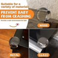 thumbnail image 4 of 24 protectores de esquinas, funda protectora para esquinas de mesa para proteger a los niños, 4 of 5