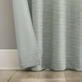 thumbnail image 4 of No. 918 Laurel Space Dyed Textured Semi-Sheer Back Tab Curtain Panel, 40"W X 84"L, Sage Green, 4 of 8