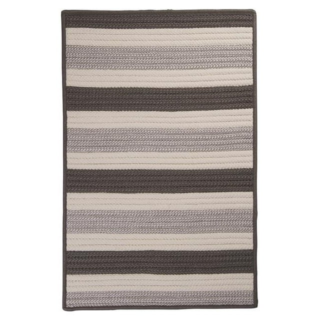 Colonial Mills TR09R036X036S Tapis Carré 3 Pi. à Rayures, Argent