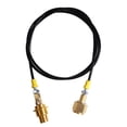 thumbnail image 2 of GUOOL CO2 Tank Cylinder Direct Adapter Hose External Hose CO2 Refill Connector Gold Gold CGA320, 2 of 4