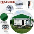 thumbnail image 4 of ABCCANOPY 10' x 10' Forest Green Outdoor Pop up Canopy Tent Camping Sun Shelter-Series, 4 of 8