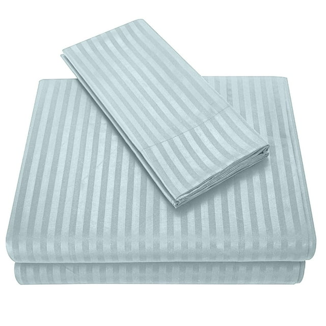 Ensemble de Lit Quatre Pièces en Tissu de Laine Uni Incrusté Ensemble de Draps