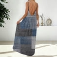 thumbnail image 6 of Fznquz Sleeveless Dresses for Curvy Women Maxi Open Back Summer Sundresses Spaghetti Straps Vacation Beach Women's Fashion, 6 of 6