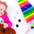 thumbnail image 2 of 2 pcs Shaking Rhythm Double Balls Music Instrument Rhythm Balls African Musical Instrument, 2 of 9