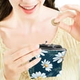 thumbnail image 7 of Daisy Elegant Coin Purse Wallet with 0.7 Microfiber Zinc Alloy Jaws, 4.3x4.7 in/11x12 cm Size, 7 of 7
