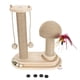 thumbnail image 2 of Poste Rascador Para Gatos, Pista De Bolas De 2 Capas, Poste Alto Interactivo Para Gatos, Rascador Para Gatos, Rascador Para Gatitos, Postes Para Rascar De Sisal Con Bola, 2 of 7