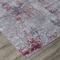 thumbnail image 3 of Abstract Grey/Lavender Area Rug 2' x 3' 2' x 3' Entryway, Kitchen, Bedroom Rectangle, 3 of 5