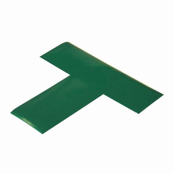 Floor Marking Tape, vinyl, No Legend, Green, 2 in W., 55 mil Thickness, 100 PK