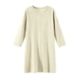 thumbnail image 4 of Plus Size Bathrobe for Women Fleece Women's Nightgowns & Sleepshirts Oversize Fitness Women's Robes House Womens Robe Beige, 4 of 4