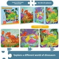 thumbnail image 1 of Dino-Themed Foldable Magnetic Puzzle Book for Kids Ages 4-6: Educational Cognitive Development Toy with Interactive Learning Features, Durable Material, Gender-Neutral Design – Perfect Kindergarten, 1 of 6