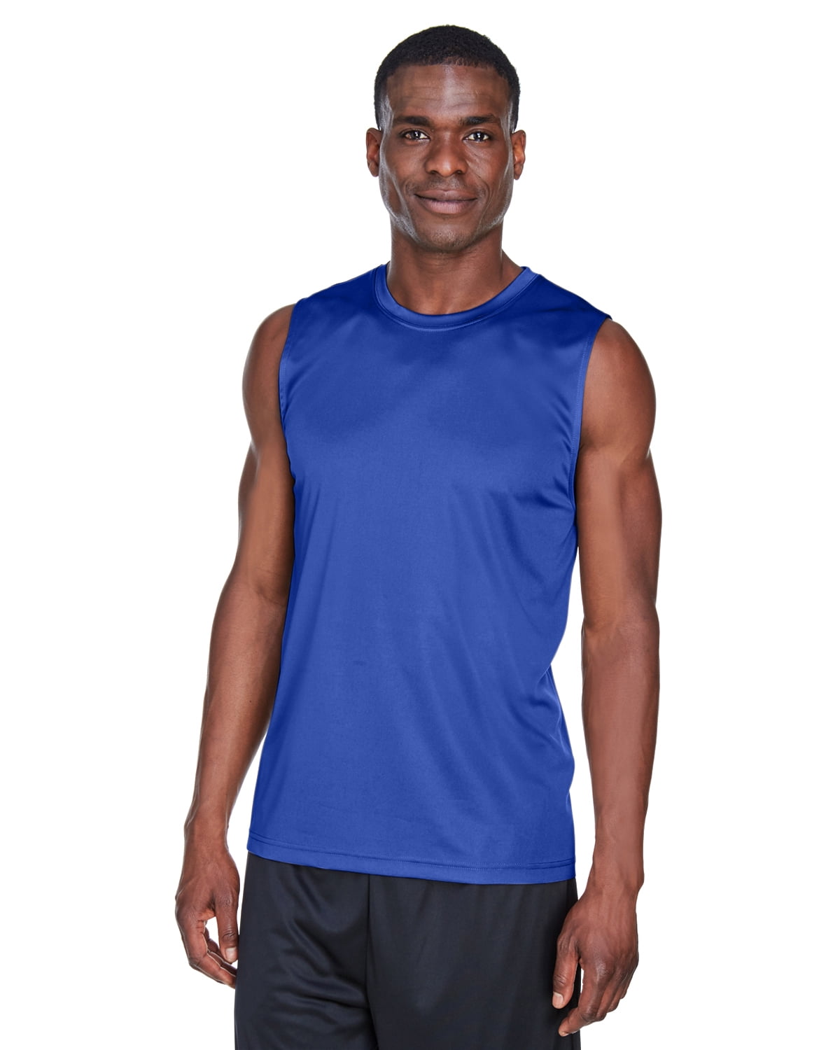 Cotton Performance Sleeveless Muscle 