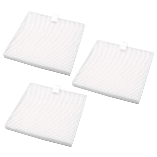 3Unid Accesorio Reemplazo de la Pantalla de Filtro para la V8S X750 X800 X785 V80 Robot Barredora (Blanco + Negro)