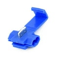 thumbnail image 3 of 50pcs Quick Splice Terminals Crimp Blue Electrical Lock Wire Connectors IDC Splitter Car Audio Connectors Terminals, 3 of 9