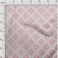 thumbnail image 2 of oneOone Cotton Cambric Dark Peach Fabric Dot|Heart & Shapes Geometric Dress Material Fabric Print Fabric By The Yard 56 Inch Wide, 2 of 4