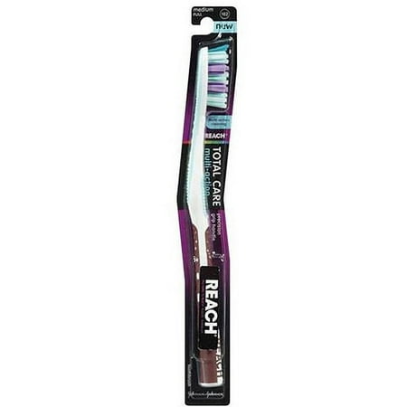 Reach Total Care Multi-Action Toothbrush, Medium Full Head - 1 ea
