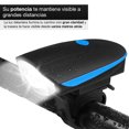thumbnail image 2 of Kit Básico de Luz delantera y trasera Redlemon Para bicicleta impermeables con claxon Potencia Modulable, 2 of 4