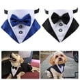 thumbnail image 3 of Comfortable Gentleman Scarf Formal Collar Bowknot Accessories Adjustable Dress-up Pet Neck Tie Costume for Puppy Dog Bow Tie Dog Tuxedo RED S, 3 of 8