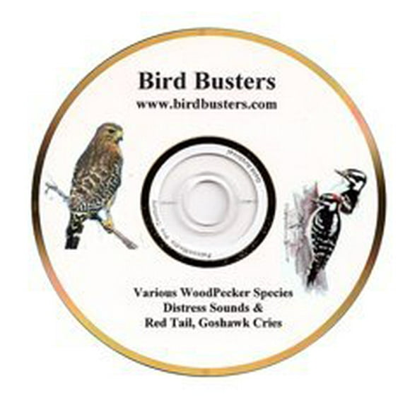 BirdBusters Pics de Bois Prédateurs & Appels de Détresse CD - Ces Sons Effrayants Pics de Bois
