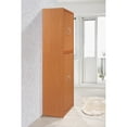 thumbnail image 3 of Hodedah Dining Room Storage 4 Door Kitchen Pantry China Cabinet, Cherry, 3 of 5