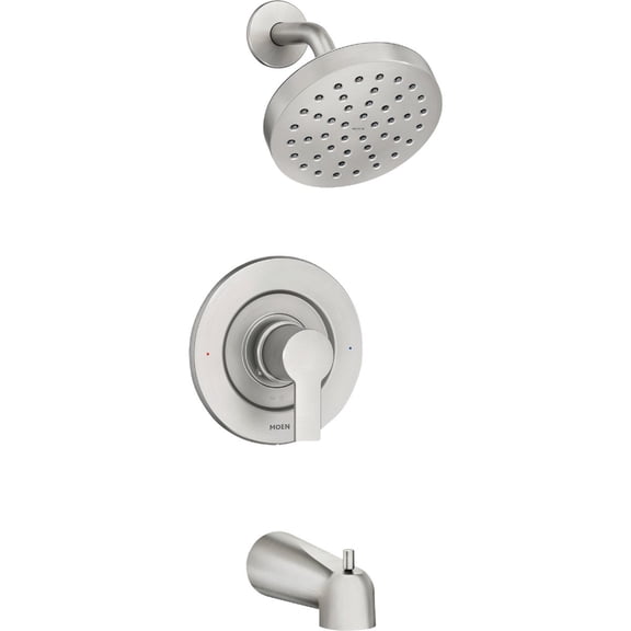 Moen Tub/Shower Faucet Rinza - Brushed Nickel - Multicolor