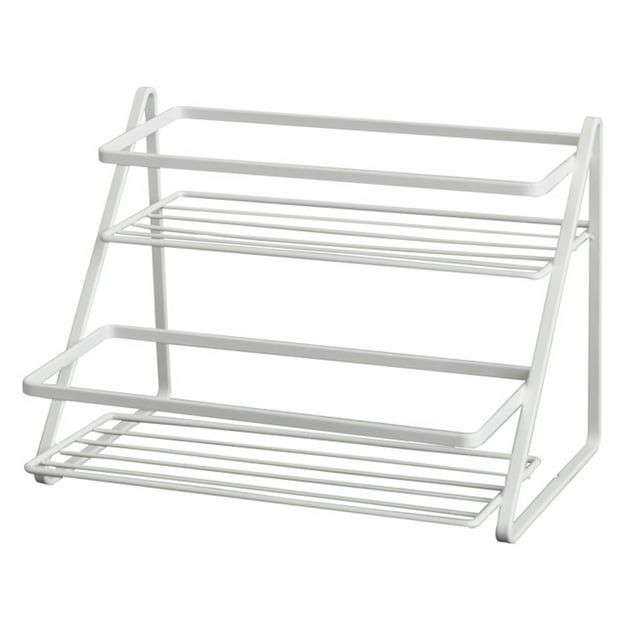 TFixol Seasoning Rack Spice Rack 2-Tier Spice Organizer for Countertop Cabinet Multifunctional Kitchen Storage Rack Shower Caddy Organizer for Bathroom Pantry Holder