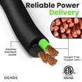 thumbnail image 3 of GearIT 14/3 14 AWG Cable de alimentación portátil (25 pies - 3 conductores) SJOOW 300V Cable eléctrico calibre 14 para cables de motor Luces portátiles Cargadores de batería Luces de escenario y maqui, 3 of 7