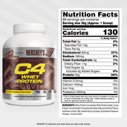 C4 Pro Whey Protein Powder, Hersheys Milk Chocolate Flavor, 25g of Protein, 66 Servings